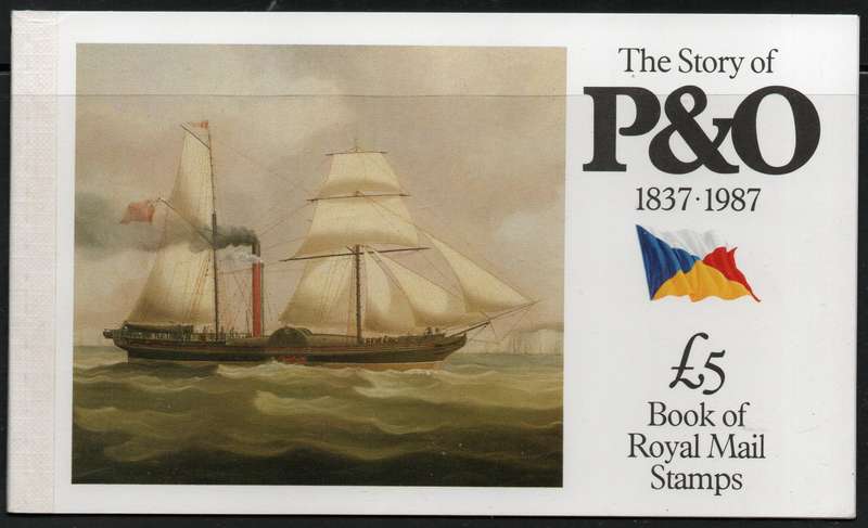 Great Britain 1987 The Story of P & O £5 Booklet unmounted mint. SG Dx8.