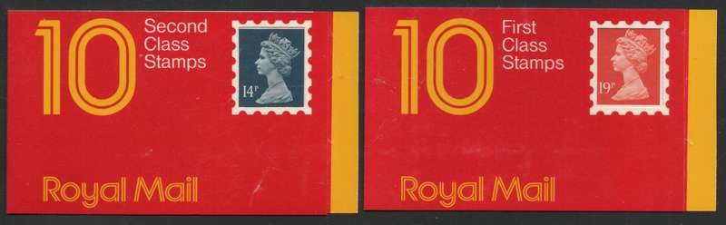 Great Britain 1988 2 Booklets £1,40 & £1,90 unmounted mint. SG GK2 & GP2. Cat £21 (2018)
