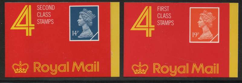 Great Britain 1989 56p & 76p Booklets unmounted mint. SG GB4 & GD4. Cat £40 (2018)