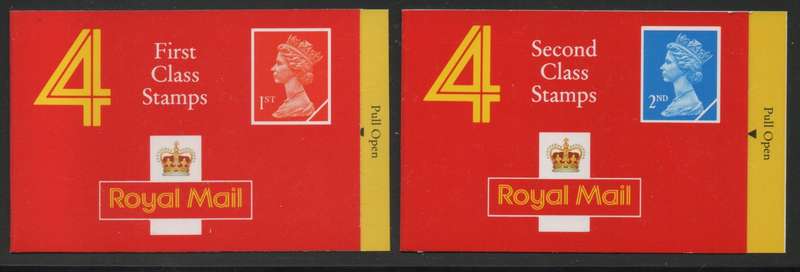 Great Britain 1991 68p & 96p Booklets unmounted mint.  SG HA4 & HB5. Cat £7,50 (2018)