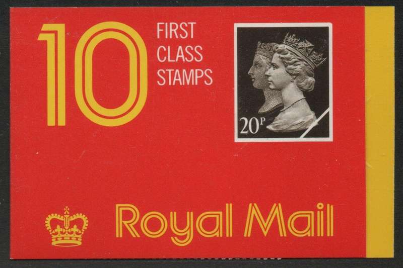 Great Britain 1990 £2 Booklet containing 10 x 20p stamps unmounted mint. SG JD2. Cat £12 (2018)