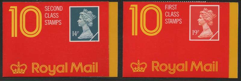 Great Britain 1988 2 Booklets £1,40 & £1,90 unmounted mint Questa print SG GK4 & GP4. Cat £22 (2018)