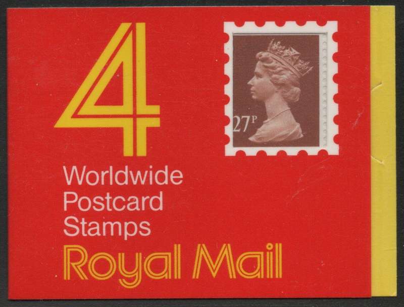 Great Britain 1988 £1,08 Booklet unmounted mint. SG GF1. Cat £8 (2018)