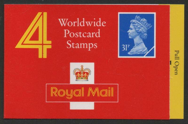 Great Britain 1990 £1,24 Booklet umm. Walsall printing. SG GH1. Cat £4 (2018)