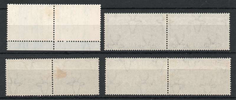 South Africa 1938 Voortrekker Cent Mem Fund set of 4 prs lmm with UHB v2 SACC 75-78 Cat R1650 (2025)