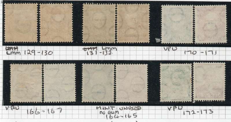 Ireland 6 sets of 2 mint & used. SG 129-130, 131-2, 170-1, 166-7, 164-5 & 172-3. Cat £38,20 (2022)