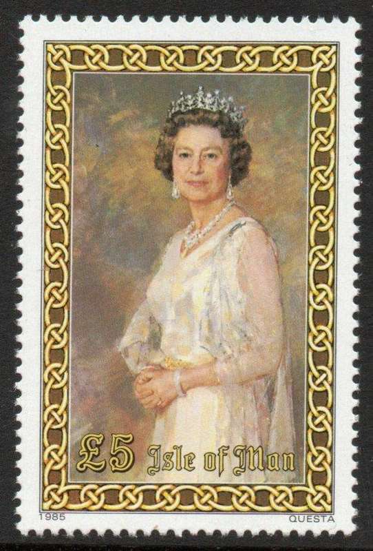 Isle of Man 1983 QEII Definitive £5 unmounted mint. SG 248. Cat £8 (2013)