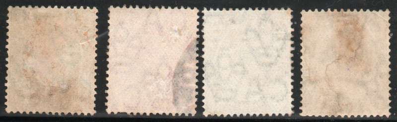 Transvaal 1905-1909 Definitive set of 4 fine used. SACC 279-282. Cat R394 (2023-25)