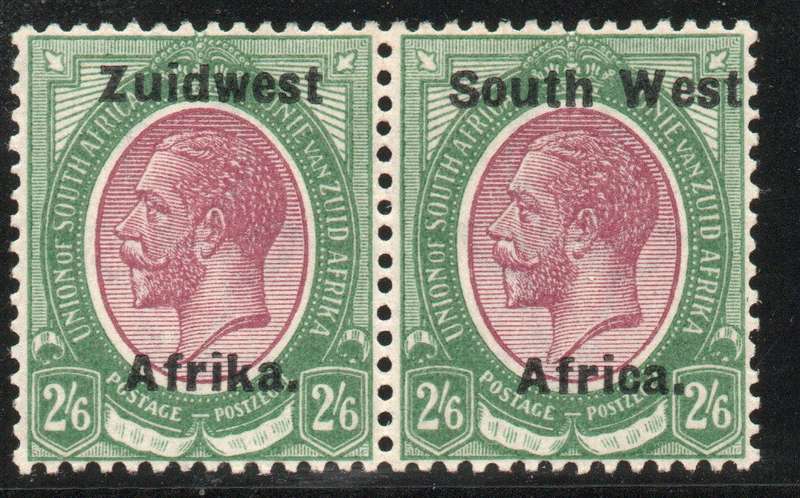 South West Africa 1924 Type IV lightly mounted mint. SACC 38. Cat R3500 (2023-25)
