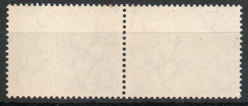 South Africa 1933-48 Hyphenated Pictorial 10/- blue & charcoal lmm with variety. SACC 63c.