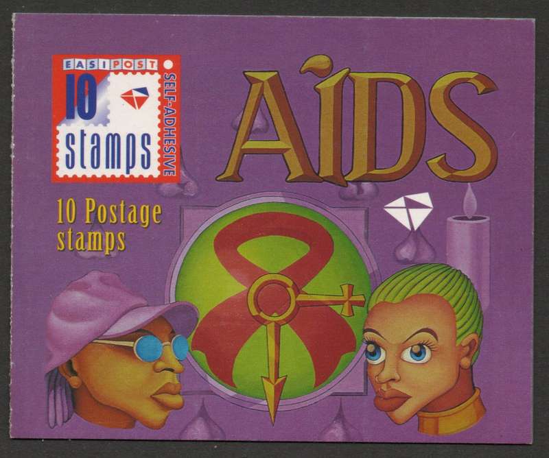 South Africa 2002 "Aids" Booklet No 62 unmounted mint. SACC 1537. Cat R350 (2023-25)