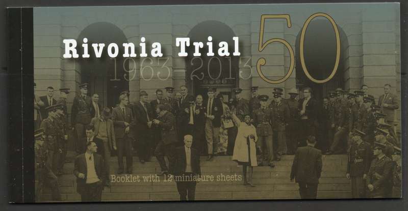 South Africa 2013 Rivonia Trial Booklet No 90 unmounted mint. SACC 2257. Cat R250 (2023-25)