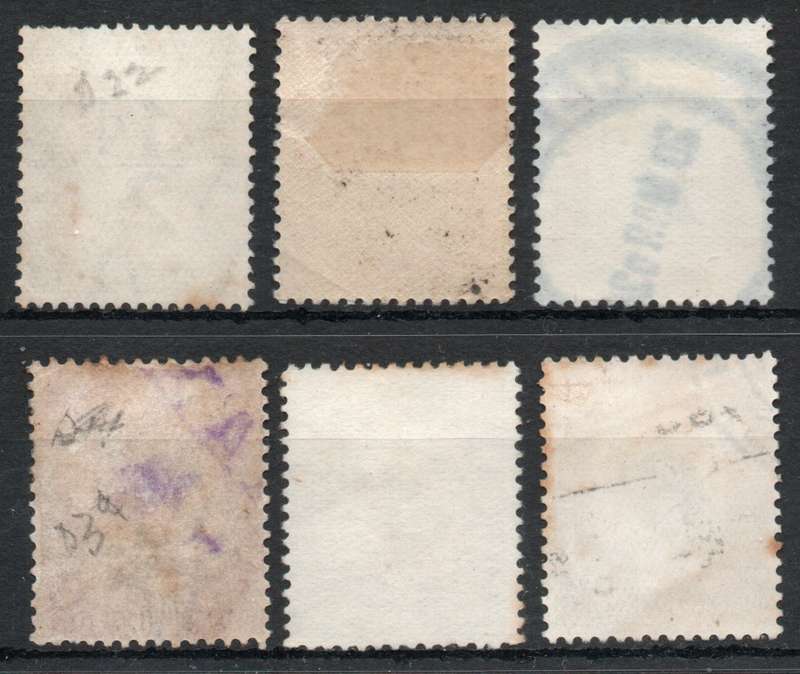 South Africa 1922-26 Postage Due set of 6 fine used. SACC 11-16. Cat R437 (2023-25)