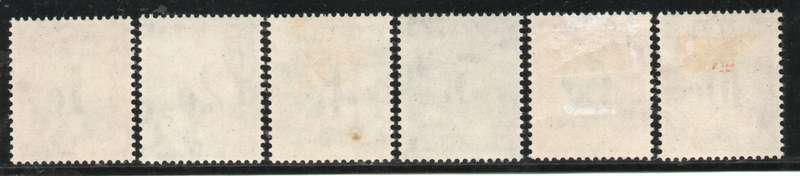 South Africa 1961 postage due set of 6 mounted mint. SACC 44-49. Cat R271. (2023-25)