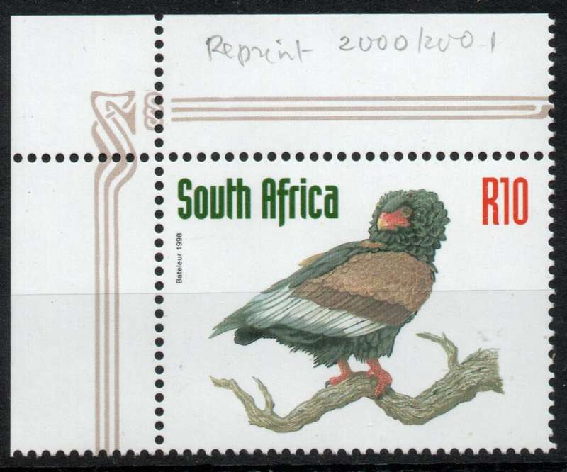 South Africa 1998 Redrawn 6th Definitive R10 reprint 2000 Harrison perf 13¾ umm. SACC 1170b Cat R350