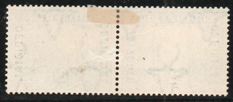 South Africa 1930-47 Official 2d slate-grey & lilac pair mounted mint. SACC 15. Cat R100 (2025)