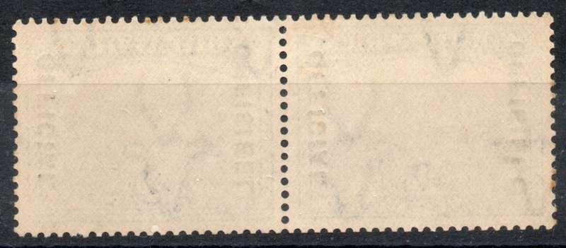 South Africa 1935-50 Official 2d blue & violet pair lightly mounted mint. SACC 28. Cat R3000 for umm