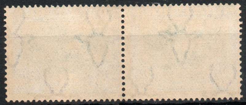 South Africa 1927 London Pictorial 2/6d green & brown pair mounted mint. SACC 37. Cat R4000 (2025)