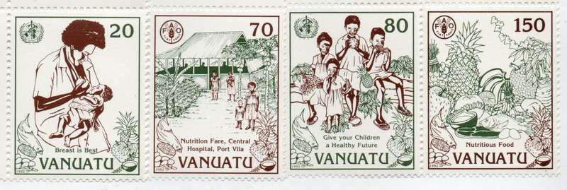 Vanuata 1992 World Food Day set of 4 unmounted mint. SG 605-608. Cat £4,10 (2013)