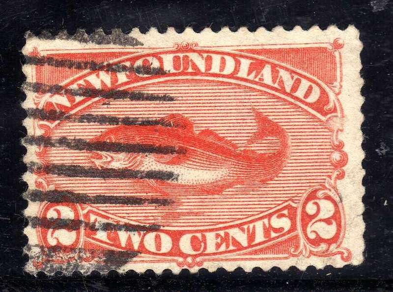 Newfoundland 1887 2c orange fine used. SG 51. Cat £7,50 (2022)