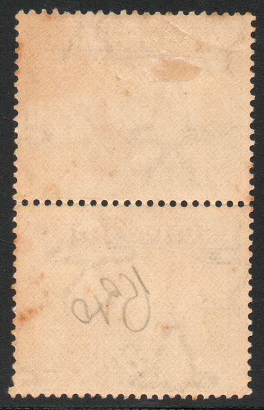 South Africa 1930-45 Roto 2d grey & lilac vert pair with doctor's blade flaw mounted mint. SACC 44a.