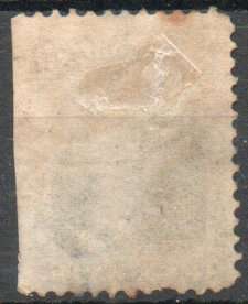 Newfoundland 1865-70 10c black fine used but cut right margin. SG 27. Cat £110 (2022)