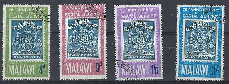 MALAWI  1965/6/7, MM and used,  6x full sets, 3d-6s, CAT R 200