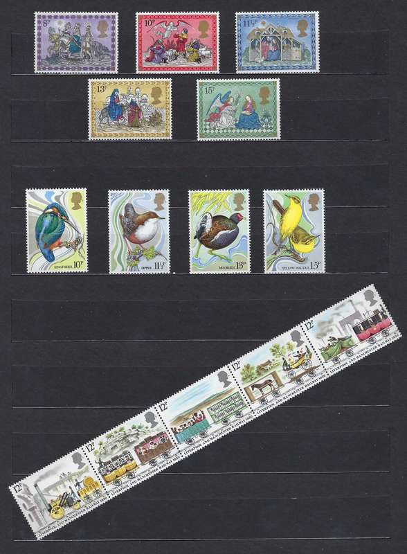GREAT BRITAIN 1979/1980 various full sets  CAT R 250