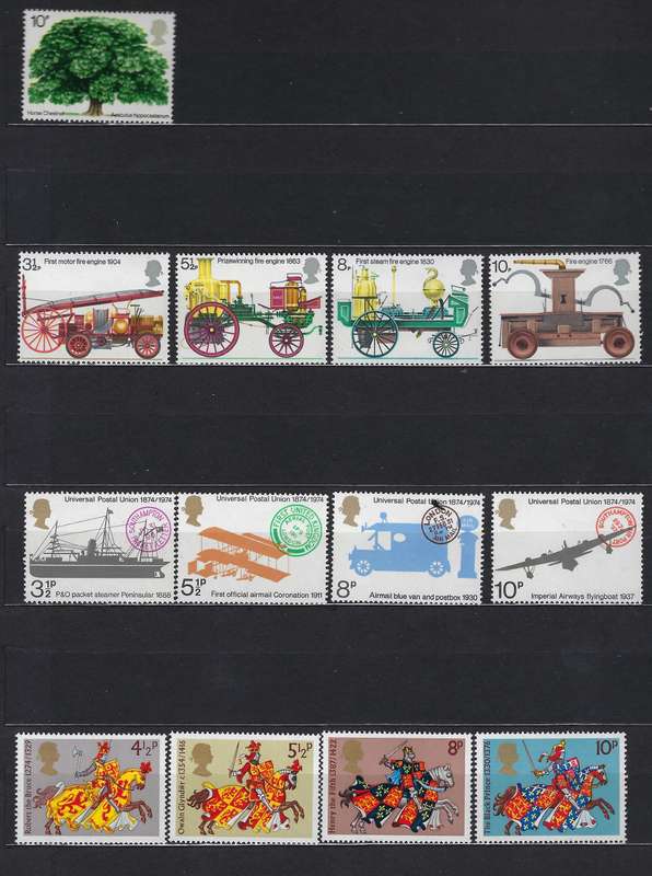 GREAT BRITAIN 1974/5 various full sets  CAT R 200