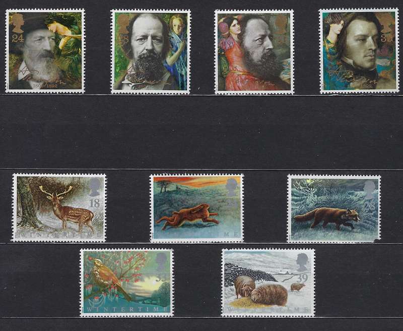 GREAT BRITAIN 1990-1992 mm, various sets,  CAT  R 650