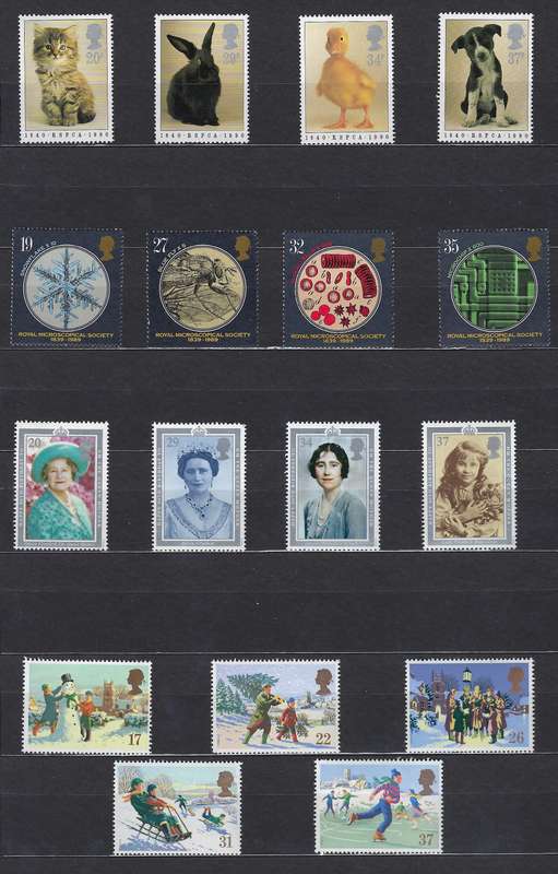 GREAT BRITAIN 1980-1992 various full sets, CAT R 600