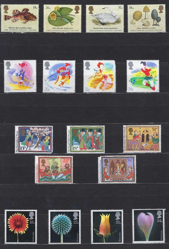 GREAT BRITAIN 1971-1988 various full sets CAT R 815