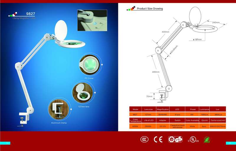 Eye lash LED lamp