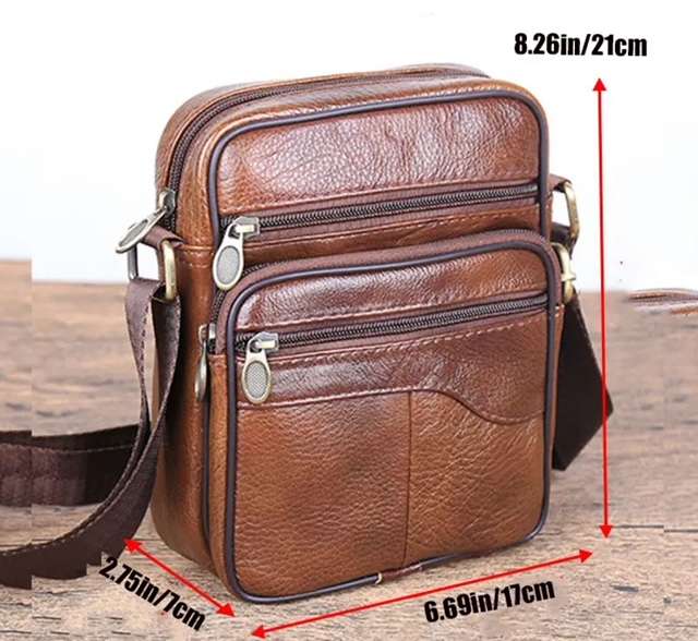 Genuine Leather Crossbody Bag