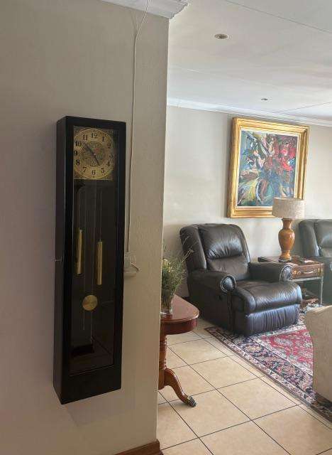 Black Long Case WESTMINSTER REGULATOR CLOCK
