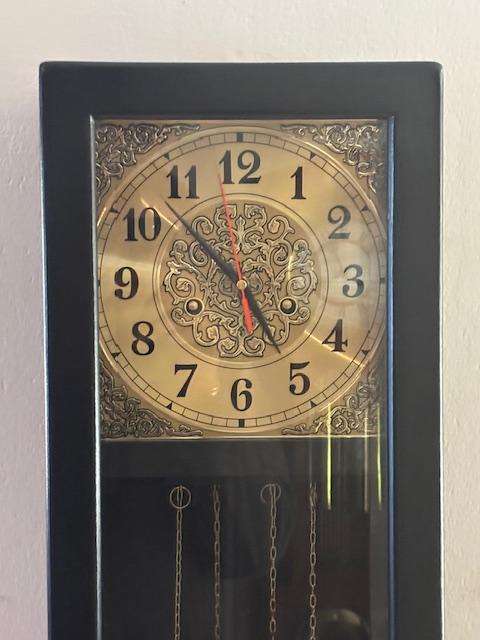 Black Long Case WESTMINSTER REGULATOR CLOCK
