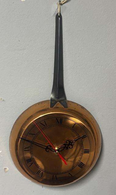 COPPER KITCHEN WALL CLOCK