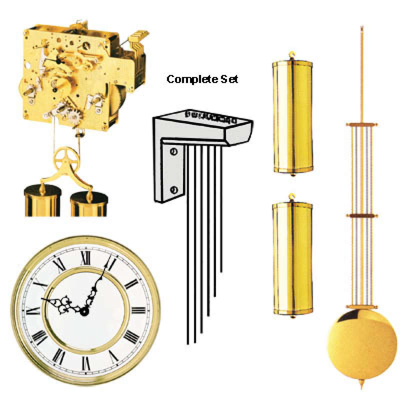 HERMLE 351-830 TIME WEIGHT DRIVEN MOVEMENT