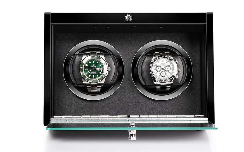 DRIKLUX (of Germany) Dual Automatic Watch Winder (AC/DC) + LED (Retail R4999)