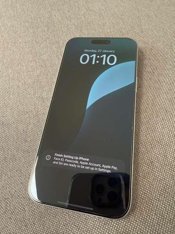 Apple iPhone 16 Pro Max  White, 256GB (Complete with Box & Accessories)