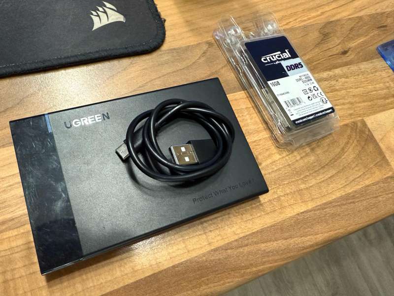 16GB DDR5 Laptop RAM (2 x 8GB) + 1TB USB 3.0 External HDD