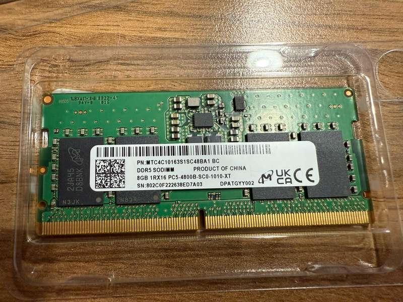 16GB DDR5 Laptop RAM (2 x 8GB) + 1TB USB 3.0 External HDD