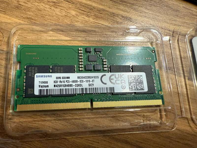 16GB DDR5 Laptop RAM (2 x 8GB) + 1TB USB 3.0 External HDD