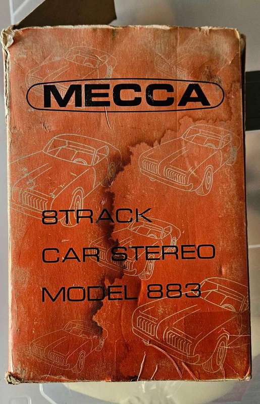 Mecca 8 track cassette player