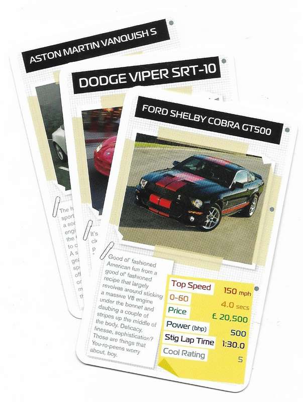Top Trumps Specials TopGear Cool Cars