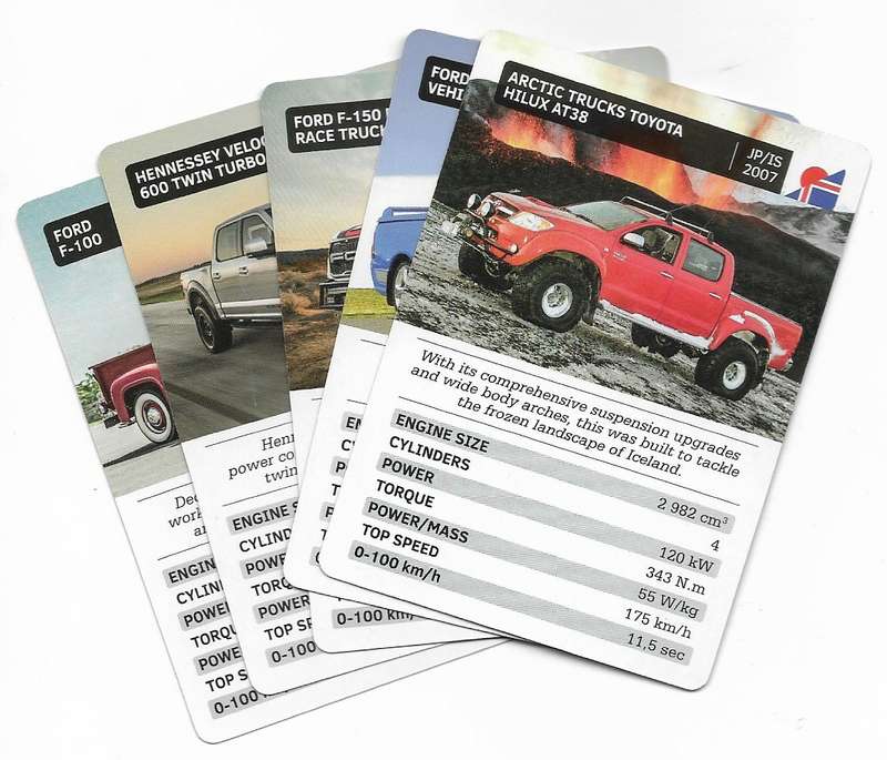 Car Trump Cards - Super Bakkies