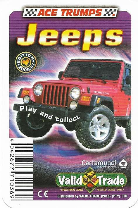 Ace Trumps Jeeps