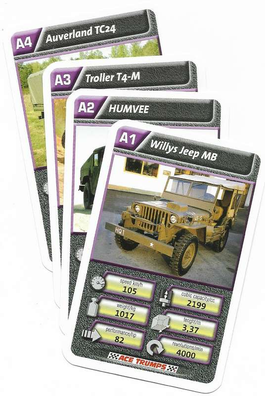 Ace Trumps Jeeps