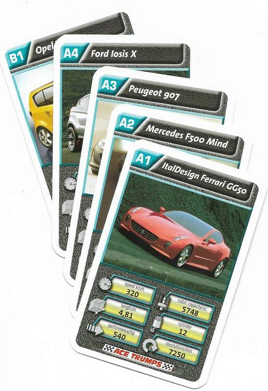 Ace Trumps Prototypes