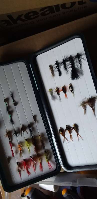 Snowbee Fly Box and Flies